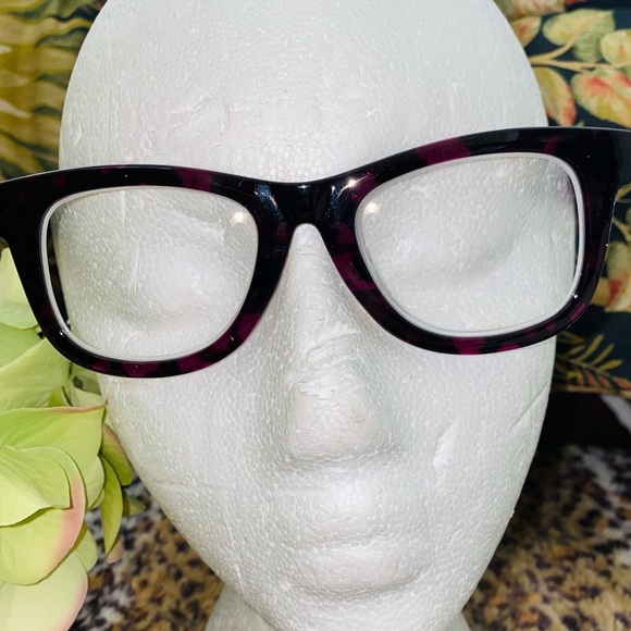 Betsy Johnson 💥rare💥 square thick frame readers - Picture 6 of 7